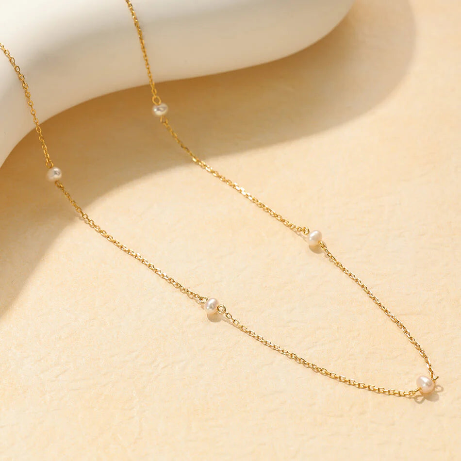 Dainty Freshwater Pearl Necklace