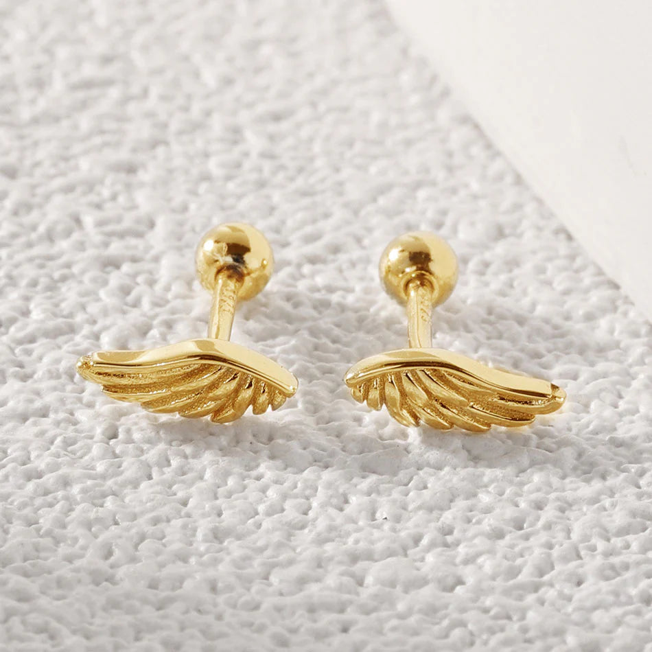 Dainty Wings Stud Earrings