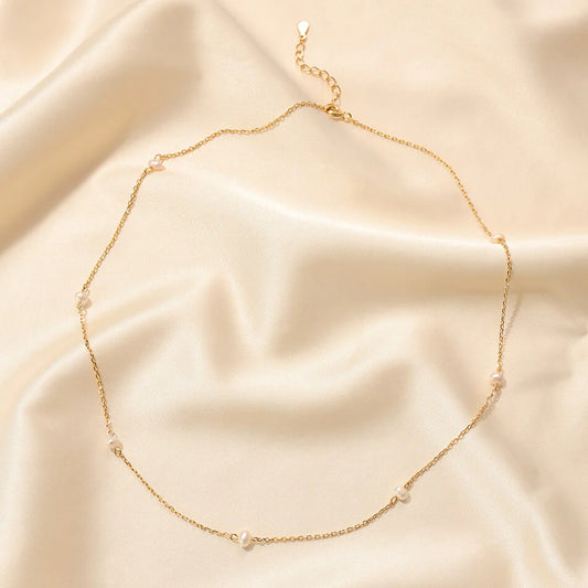 Dainty Freshwater Pearl Necklace
